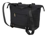 travelite Barbara Stepp 2 in 1 Shopper Black travelite Barbara Stepp 2 in 1 Shopper Black