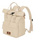 travelite Basic Short Handle Rollup Backpack Cream White travelite Basic Short Handle Rollup Backpack Cream White