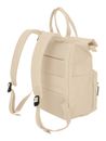 travelite Basic Short Handle Rollup Backpack Cream White travelite Basic Short Handle Rollup Backpack Cream White