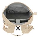 travelite Basic Short Handle Rollup Backpack Cream White travelite Basic Short Handle Rollup Backpack Cream White