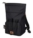 travelite Basic Short Handle Rollup Backpack Black travelite Basic Short Handle Rollup Backpack Black