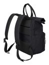 travelite Basic Short Handle Rollup Backpack Black travelite Basic Short Handle Rollup Backpack Black