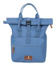 travelite Basic Short Handle Rollup Backpack Denim