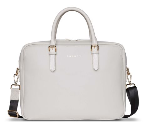 bugatti Ella Business Bag Beige Saffiano