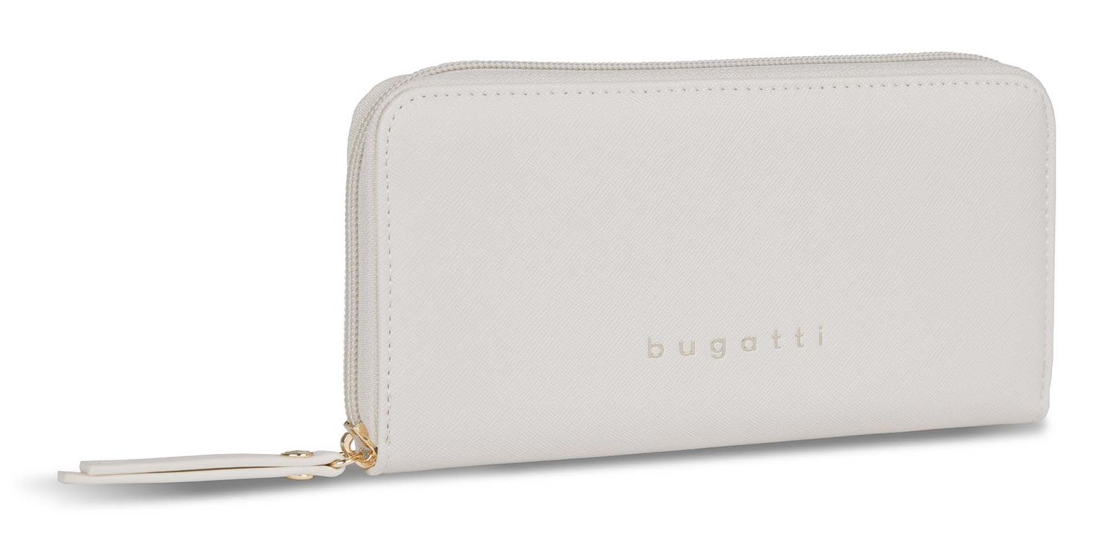 bugatti Ella Zip Around Wallet L Beige Saffiano bugatti Ella Zip Around Wallet L Beige Saffiano