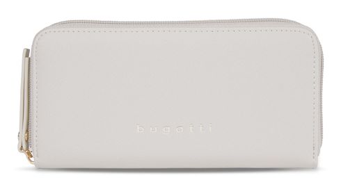 bugatti Ella Zip Around Wallet L Beige Saffiano