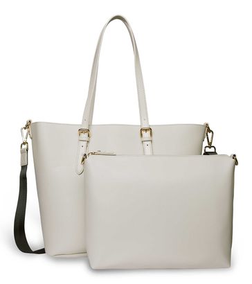 bugatti Ella Shopper L Beige Saffiano