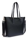 bugatti Ella Shopper L Black Saffiano