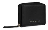 bugatti Ella Zip Around Wallet S Black Saffiano bugatti Ella Zip Around Wallet S Black Saffiano