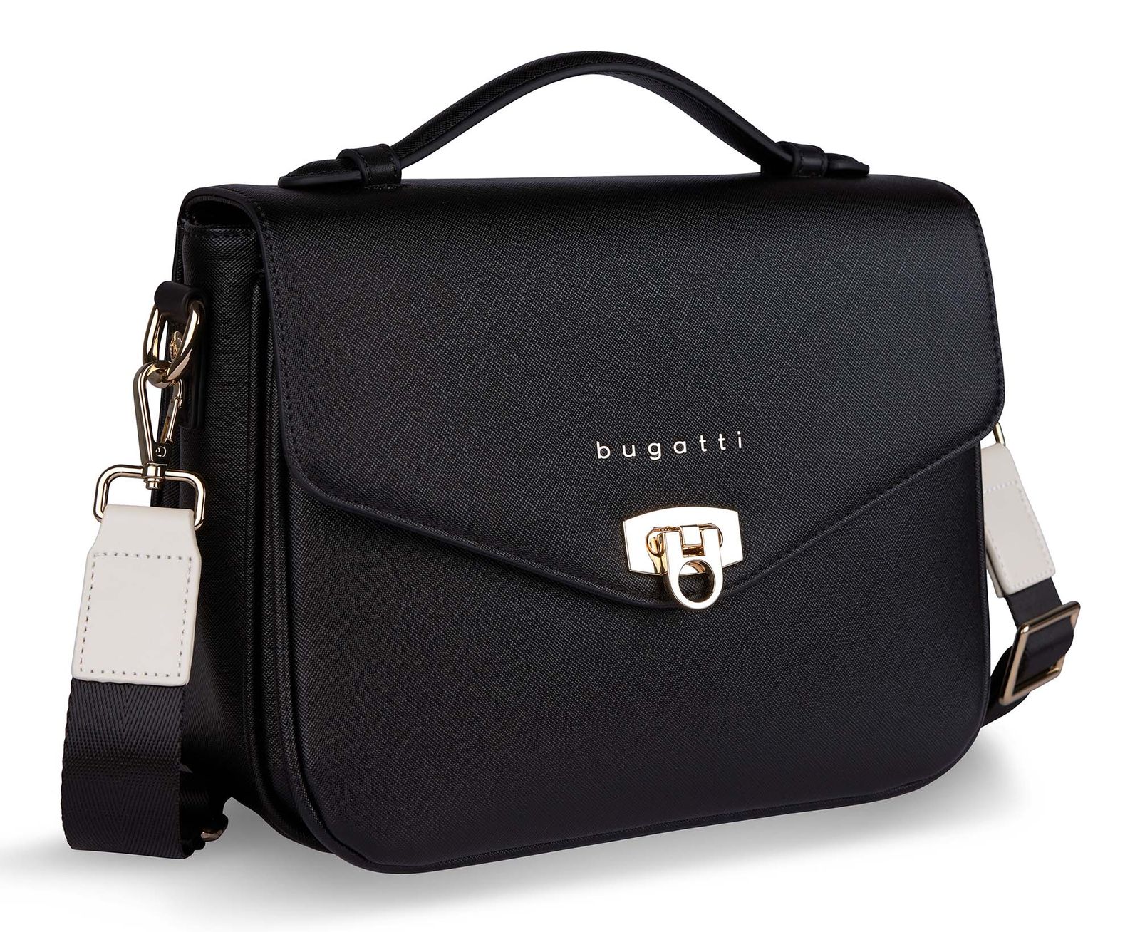 bugatti Ella Classic Bag Black Saffiano bugatti Ella Classic Bag Black Saffiano