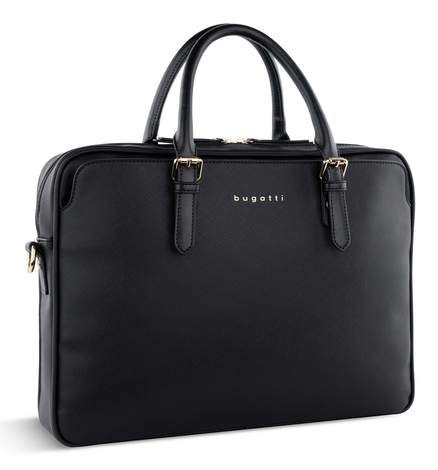 bugatti Ella Business Bag Black Saffiano bugatti Ella Business Bag Black Saffiano