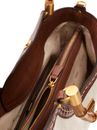 GUESS Zabry Large Bamboo Satchel L Cognac