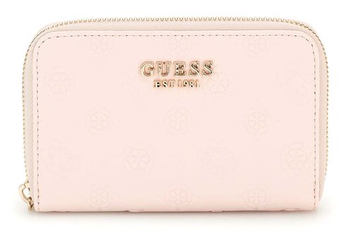 GUESS Phoebe SLG Medium Zip Around Wallet M Rose Water Logo
