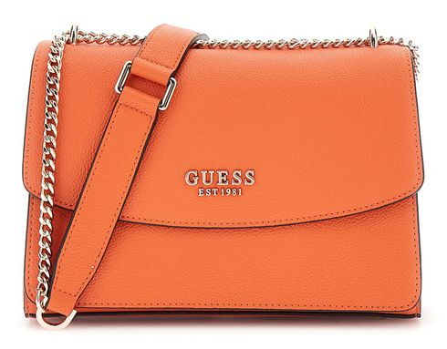 GUESS Calista Convertible Xbody Flap Bag Orange