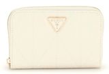 GUESS Aldina SLG Medium Zip Around Wallet M Cream White GUESS Aldina SLG Medium Zip Around Wallet M Cream White