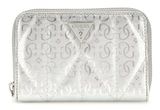 GUESS Aldina SLG Medium Zip Around Wallet Silver GUESS Aldina SLG Medium Zip Around Wallet Silver