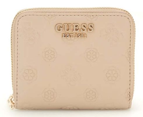 GUESS Phoebe SLG Small Zip Around Wallet S Simply Taupe Logo