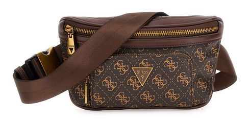 GUESS Vezzola Smart Compact Bum Bag Brown / Ochre