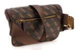 GUESS Vezzola Smart Compact Bum Bag Brown / Ochre GUESS Vezzola Smart Compact Bum Bag Brown / Ochre