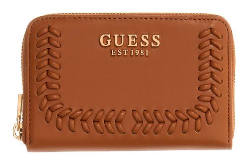 GUESS Tatum SLG Zip Around Wallet M Caramel