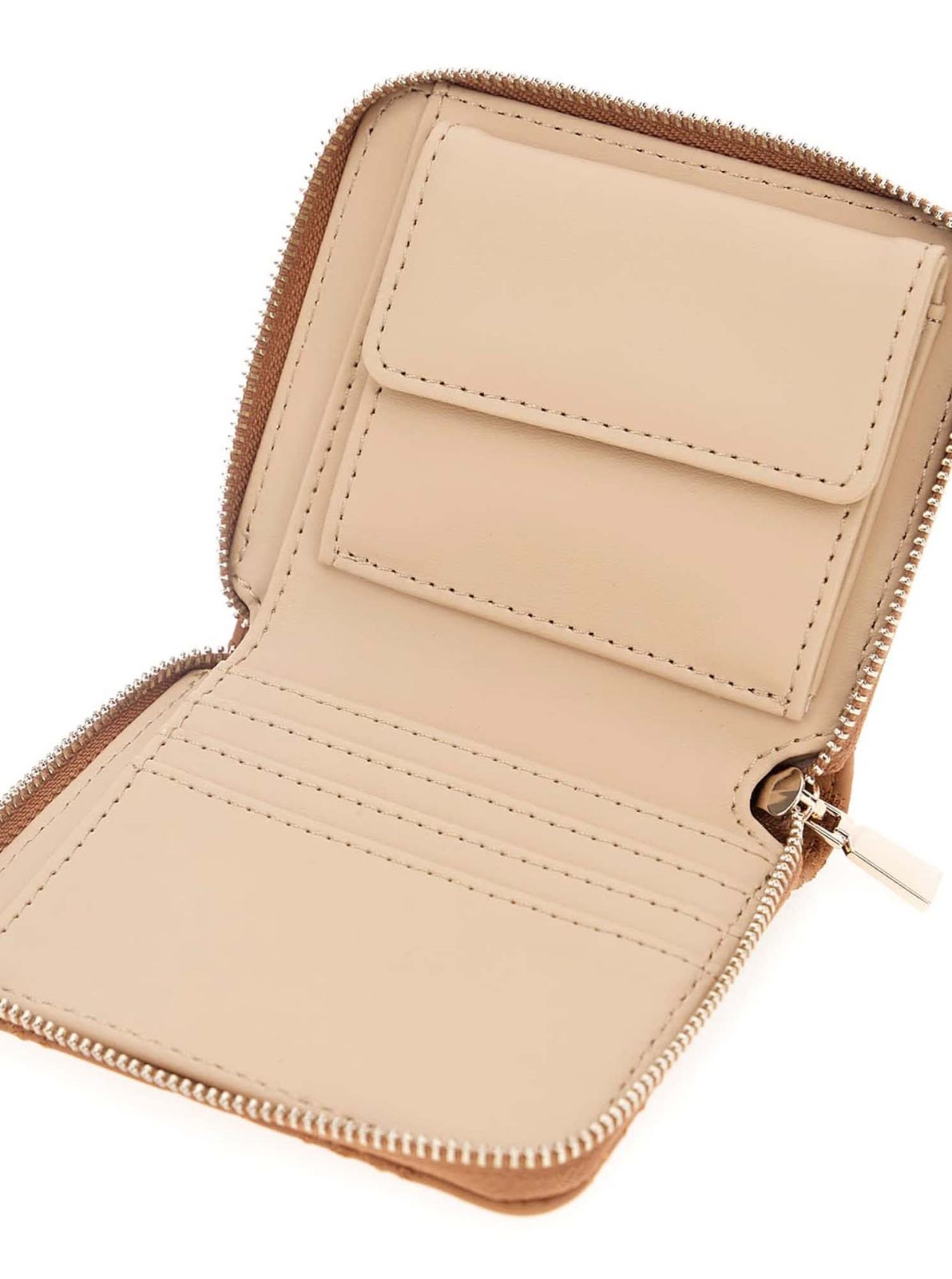 GUESS Adelasia SLG Small Zip Around Wallet Caramel GUESS Adelasia SLG Small Zip Around Wallet Caramel