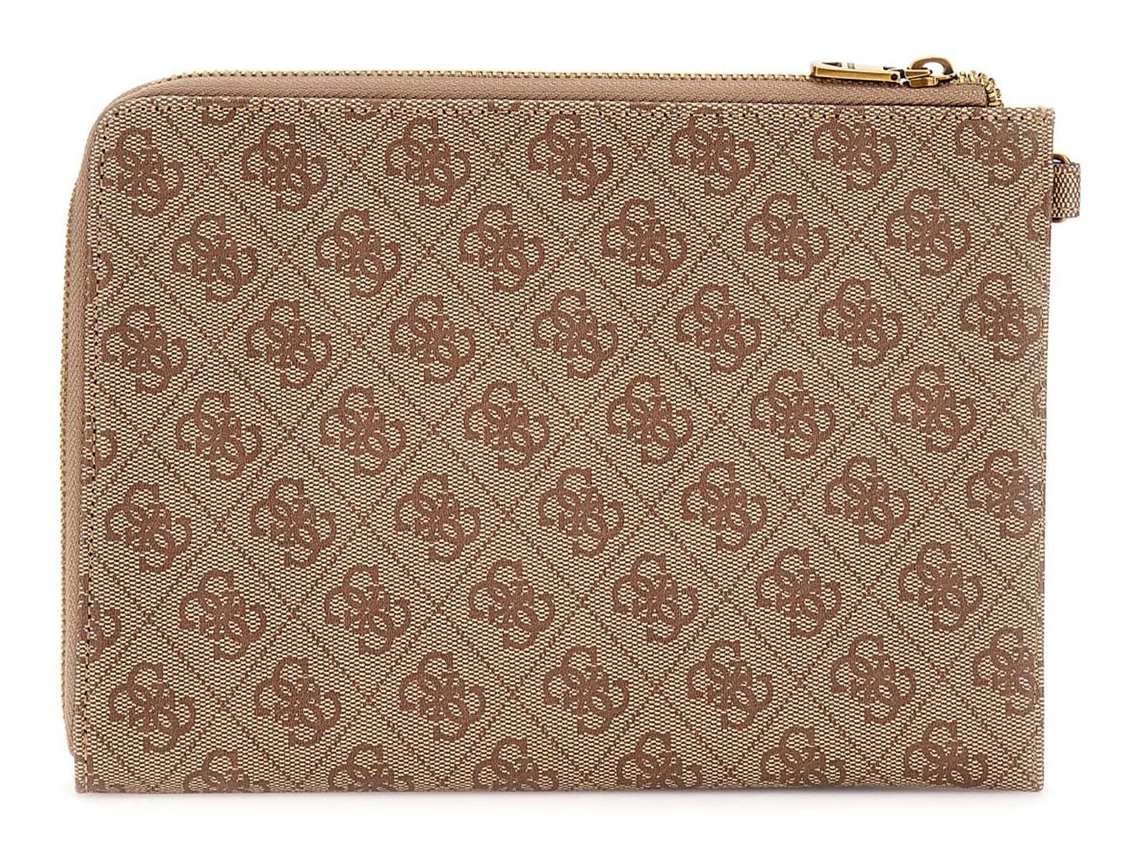 GUESS Milano Clutch M Beige / Brown GUESS Milano Clutch M Beige / Brown