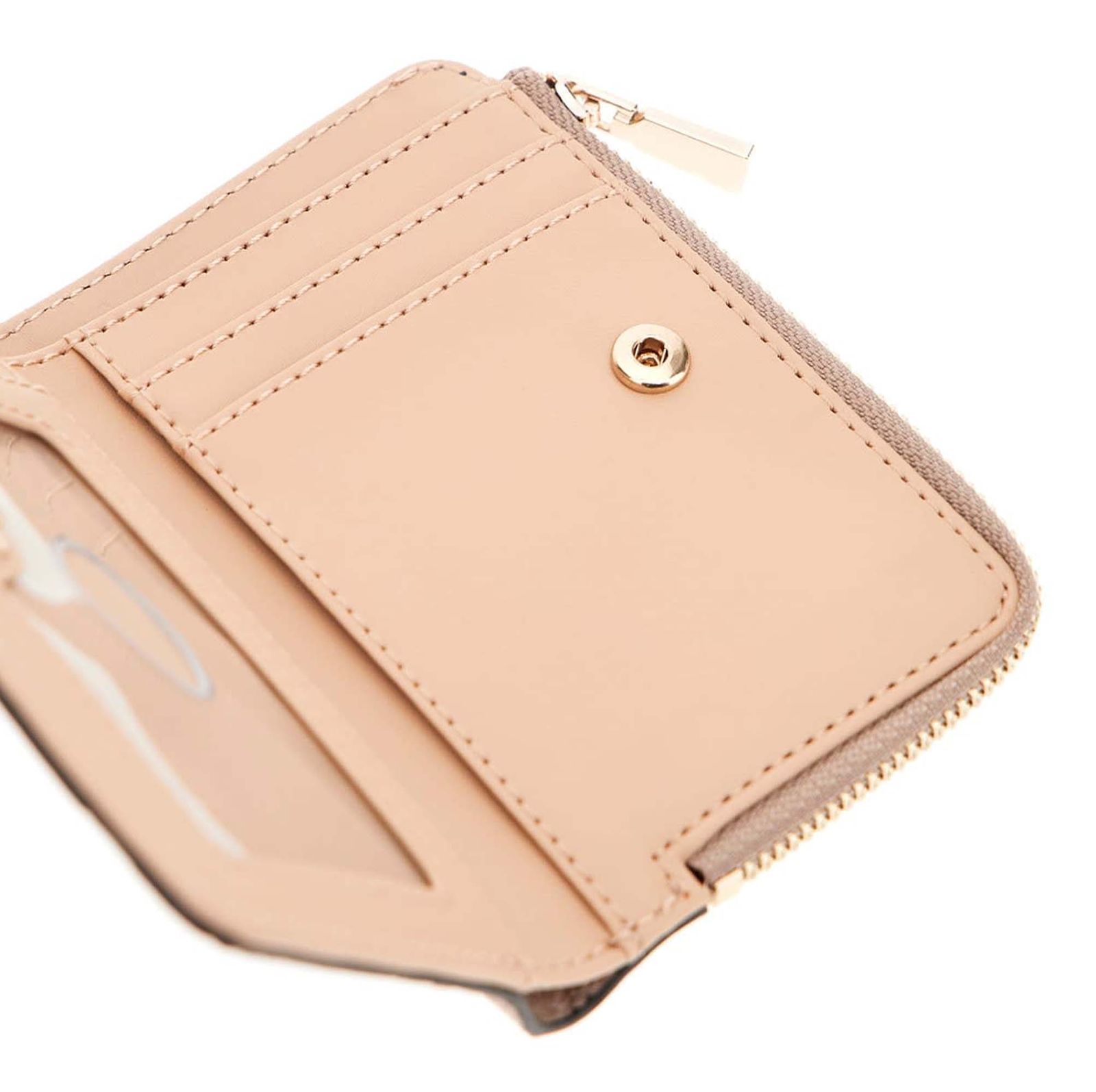 GUESS Phoebe SLG Zip Around Card Case Simply Taupe Logo GUESS Phoebe SLG Zip Around Card Case Simply Taupe Logo
