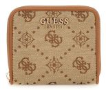 GUESS Neda SLG Zip Around Wallet S Latte Logo GUESS Neda SLG Zip Around Wallet S Latte Logo