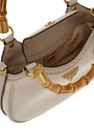GUESS Zabry Mini Bamboo Satchel Taupe