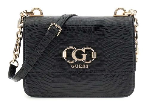 GUESS Salinge Flap Crossbody Bag Black