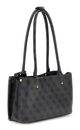 GUESS Meridian II Shoulder Satchel Bag Coal Logo GUESS Meridian II Shoulder Satchel Bag Coal Logo