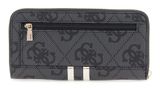 GUESS Laurel II SLG Large Zip Around Wallet L Coal Logo GUESS Laurel II SLG Large Zip Around Wallet L Coal Logo