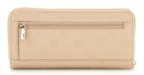 GUESS Phoebe SLG Large Zip Around Wallet L Simply Taupe Logo