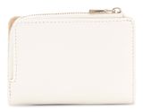 GUESS Talent SLG Zip Around Card Case Cream White