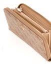 GUESS Brenton SLG Large Zip Around Wallet L Latte Logo GUESS Brenton SLG Large Zip Around Wallet L Latte Logo