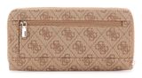 GUESS Brenton SLG Large Zip Around Wallet L Latte Logo GUESS Brenton SLG Large Zip Around Wallet L Latte Logo