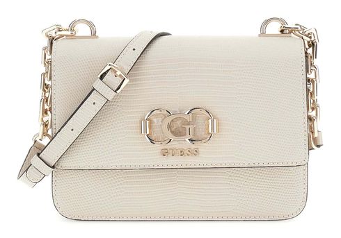 GUESS Salinge Flap Crossbody Bag Taupe