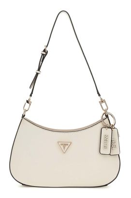 GUESS Noelle II Top Zip Shoulder Bag Bone