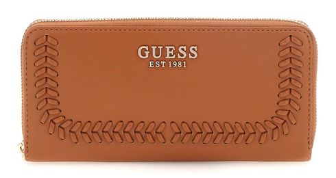 GUESS Tatum SLG Zip Around Wallet L Caramel