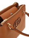 GUESS Calebra Hobo Status Satchel Bag Cognac