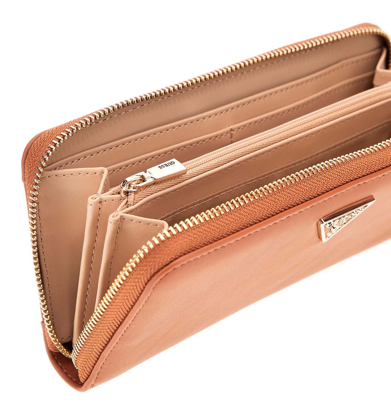 GUESS Talent SLG Large Zip Around Wallet L Caramel GUESS Talent SLG Large Zip Around Wallet L Caramel