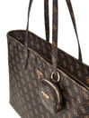 GUESS Power Play II Large Tech Tote Brown Logo GUESS Power Play II Large Tech Tote Brown Logo