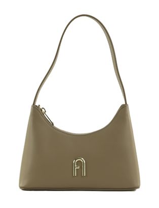 FURLA Diamante Mini Shoulder Bag Greige