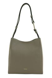 FURLA Schultertasche Nuvola Mini Bucket Bag Stucco Gray | modeherz