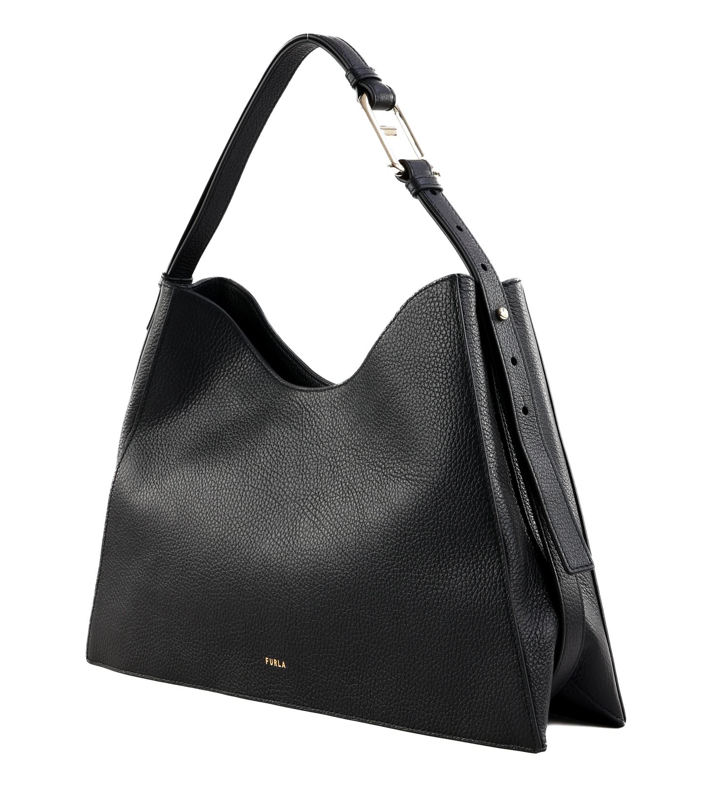 FURLA Nuvola Hobo Bag L Nero FURLA Nuvola Hobo Bag L Nero