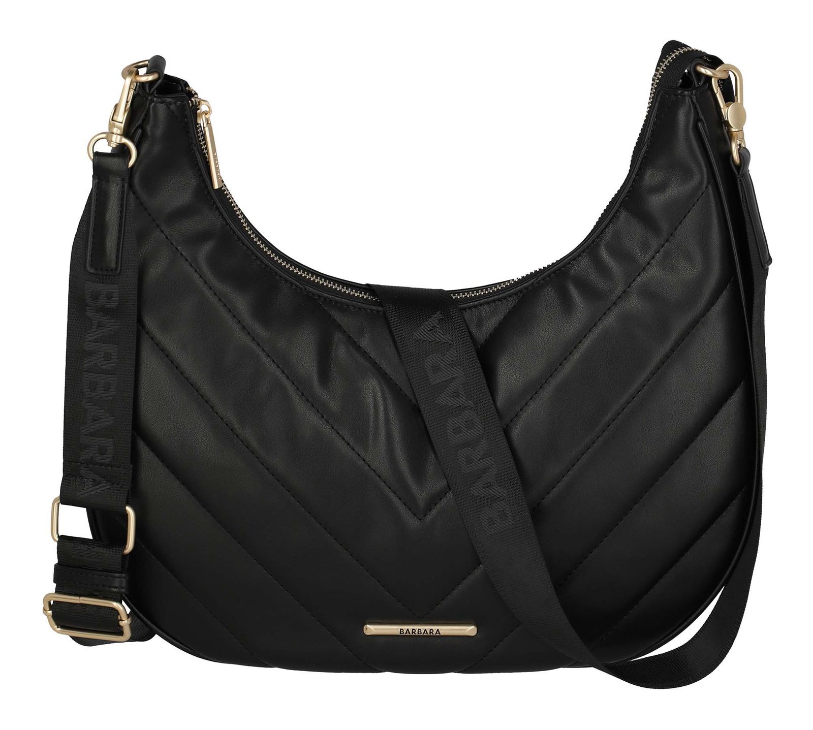 travelite Barbara Cozy Hobo Bag Black travelite Barbara Cozy Hobo Bag Black