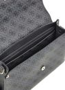GUESS Meridian II Flap Crossbody Bag Coal Logo GUESS Meridian II Flap Crossbody Bag Coal Logo