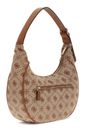 GUESS Neda Hobo Shoulder Bag Latte Logo GUESS Neda Hobo Shoulder Bag Latte Logo