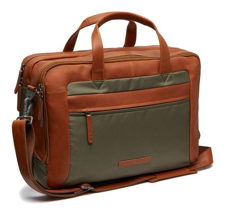 The Chesterfield Brand Nivano Business Bag Steel Green