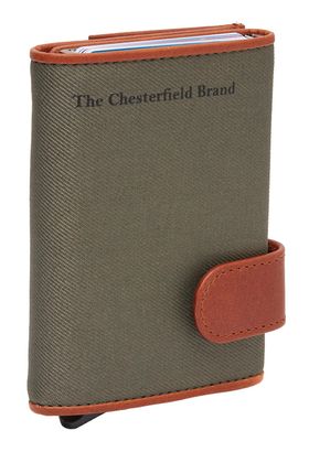 The Chesterfield Brand Sabana Cardholder Steel Green